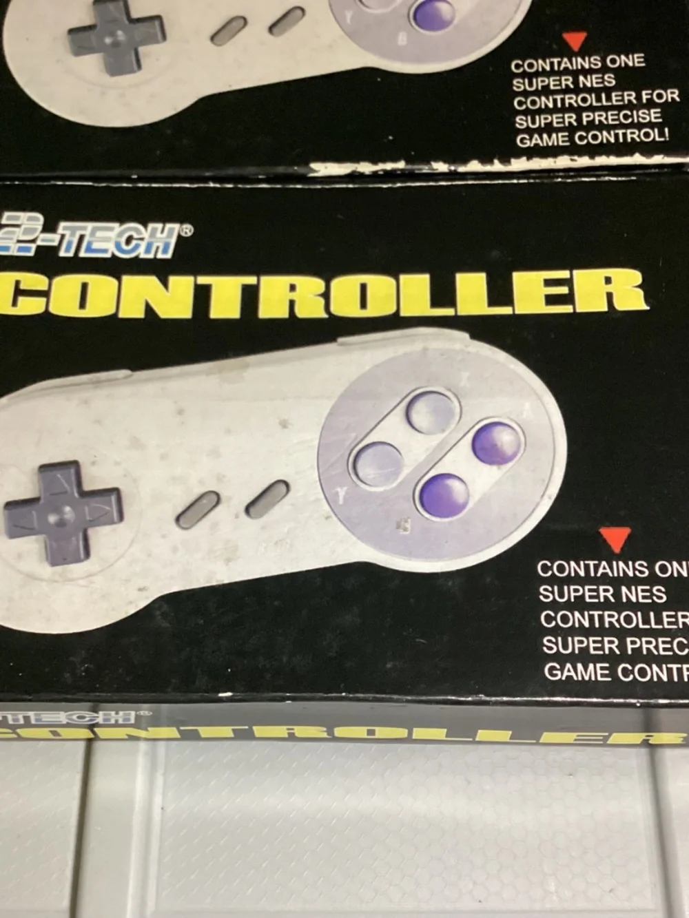 1 2-TECH SUPER NINTENDO SNES CONTROLLER IN BOX Never Used